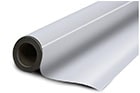 Iron foil self-adhesive white glossy