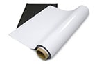 Glossy white iron foil that can be written on