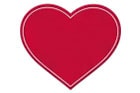 Magnetic foil heart magnets