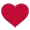 Magnetic foil heart magnets
