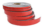 Magnetic strips with foam adhesive