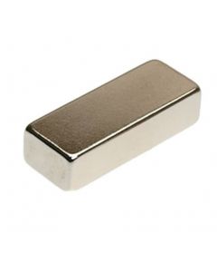 Quadermagnet Magnet-Quader  40 x  12 x 10mm Neodym N35, Nickel - hält 13,9 kg