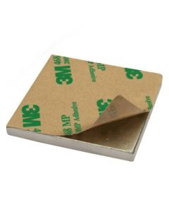 Quadermagnet selbstklebend 3M - 50 x 50 x  5mm, Neodym N45 – hält 24 kg