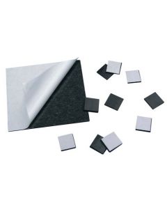 100 Takkis / Magnetplättchen selbstklebend 15mm x 15mm x 1,5mm