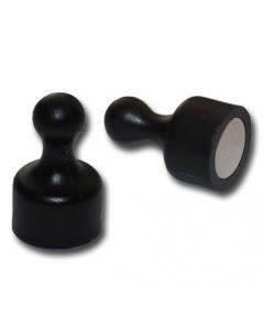 10 x Kegelmagnet Pinnwand Magnet klein Ø 12 x 20mm SCHWARZ, Neodym – hält 1,6kg