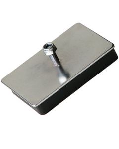 Magnetplatte Magnet-System 79 x 53 x 12 mm mit Gewinde M6 x15 - Haftkraft 5 kg