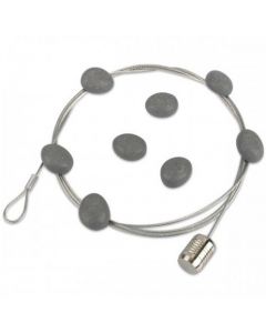 Magnetische Fotoleine / Fotoseil Stone, 8 Magneten, 150 cm lang