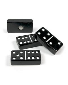 4 x Kühlschrankmagnete Domino 30x15x7mm Magnete für Pinnwand Magnettafel