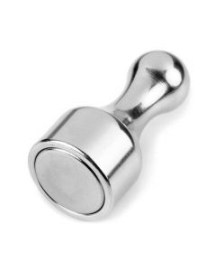Kegel Pinnwand Magnet / Kegelmagnet aus Aluminium, Neodym - 30mm hoch, Hält 4kg