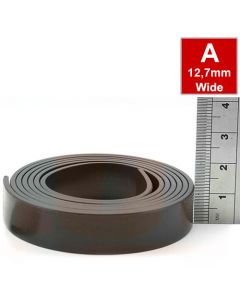 Magnetband Magnetstreifen selbstklebend 1,5mm x 12,7mm x  5m, Typ A, anisotrop