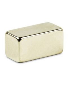 Quadermagnet Magnet-Quader  20 x 10 x 10mm Neodym N42, Nickel - Haftkraft 7,5 kg