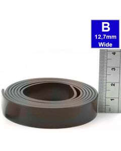 Magnetband Magnetstreifen selbstklebend 1,5mm x 12,7mm x 30m, Typ B, anisotrop