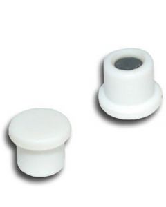 Pinnwand-Magnet Magnetpins Ø 10 x 8 mm Neodym (NdFeB) WEIß – Haftkraft 0,5kg
