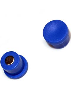 Pinnwand-Magnet Magnetpins Ø 10 x 8 mm Neodym (NdFeB) BLAU – Haftkraft 0,5kg