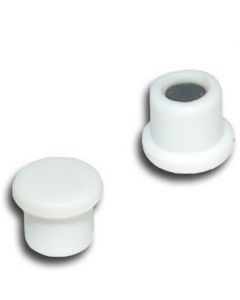 Pinnwand-Magnet Magnetpins Ø 18 x 8 mm Neodym (NdFeB) WEIß – Haftkraft 1,0 kg