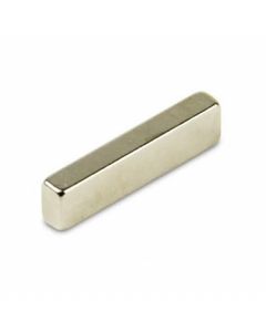 Quadermagnet Magnet-Quader  20 x  5 x  2mm Neodym N44H, Nickel - Haftkraft 1,5kg