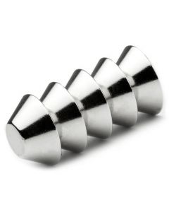 Konusmagnet Ø 15,0 / 8,0 x 6 mm – Neodym N42, Nickel - Haftkraft 5 kg