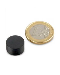 Scheibenmagnet Rundmagnet Ø 14 x  8mm Ferrit Y30 - hält 450g - Keramik-Magnet
