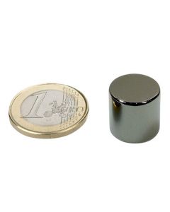 Scheibenmagnet / Rundmagnet Ø 15x15mm – Neodym N42 (NdFeB) Nickel - hält 14,5kg