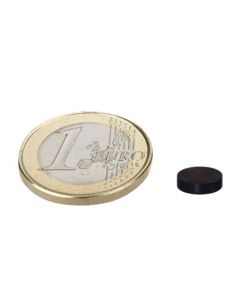 Scheibenmagnet / Rundmagnet Ø  8x 3mm – Neodym N45 (NdFeB) Epoxid - hält 1,5 kg