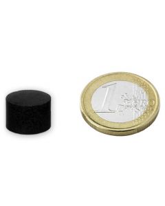 Scheibenmagnet Rundmagnet Ø 15 x 10mm Ferrit Y35 - hält 750g - Keramik-Magnet