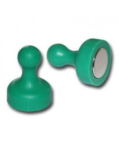 Kegelmagnet Kegel Pinnwand Magnet groß Ø 19 x 25mm GRÜN, Neodym – hält 2,3 kg