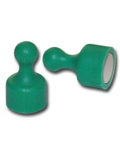 Kegelmagnet Kegel Pinnwand Magnet klein Ø 12 x 20mm GRÜN, Neodym – hält 1,6 kg