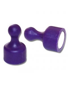 Kegelmagnet Kegel Pinnwand Magnet klein Ø 12 x 20mm VIOLETT, Neodym – hält 1,6kg