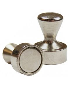 Kegelmagnet Kegel Pinnwand Magnet aus Stahl Ø12 x 16mm Neodym - Haftkraft 4,5kg