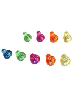 10 x Kegelmagnet / Kegel Pinnwand Magnet Neodym, farbig - Ø 14 x 16mm - hält 2kg