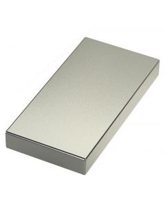 Quadermagnet Magnet-Quader  80 x  40 x 20mm Neodym N52, Nickel - hält 220 kg