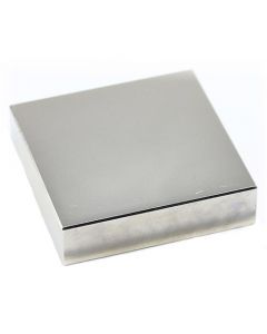 Quadermagnet Magnet-Quader  80 x  80 x 10mm Neodym N52, Nickel - hält 380 kg