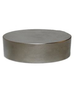 Scheibenmagnet / Rundmagnet Ø100x20mm – Neodym N45 (NdFeB) Nickel - hält 440 kg