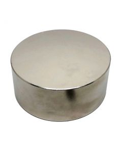 Scheibenmagnet / Rundmagnet Ø120x50mm – Neodym N45 (NdFeB) Nickel - hält 750kg