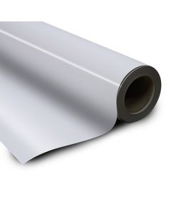 Eisenfolie Ferrofolie selbstklebend weiß glänzend 0,6mm x  62cm x 100cm