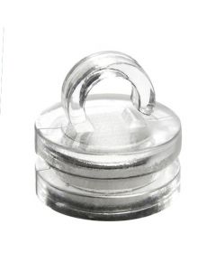 Ösenmagnet Magnet mit Öse Neodym (NdFeB) durchsichtig Ø 16 x 17 mm - hält 2 kg