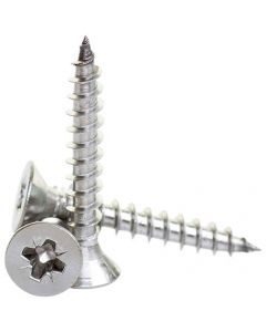 Spanplattenschraube Ø 5 x 20mm, 500 Stück verzinkt, Vollgewinde, Senkkopf