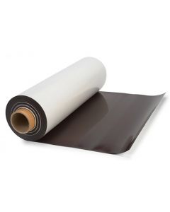 5 x Magnetfolie roh braun unbeschichtet 0,4mm x 20cm x  20cm - 5 Stück