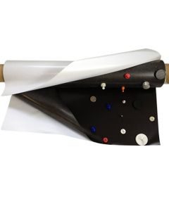 Eisenfolie Ferrofolie selbstklebend roh braun 0,4mm x 31cm x  31cm