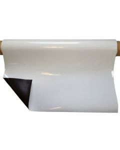 Magnetfolie weiß glänzend 0,8mm x 50cm x  50cm