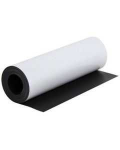 Magnetfolie weiß matt beschichtet 0,4mm x 100cm x 150cm - magnetische Folie