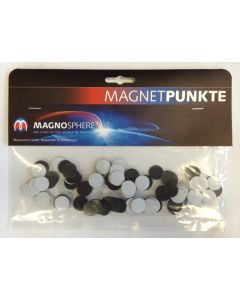 100 Takkis, Magnetplättchen selbstklebend Ø 16mm x 0,9mm